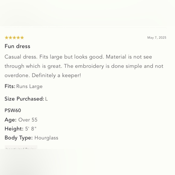 NWT XL - Anthropologie 100% Cotton Embroidered Swing Shirt Dress - Picture 15 of 16